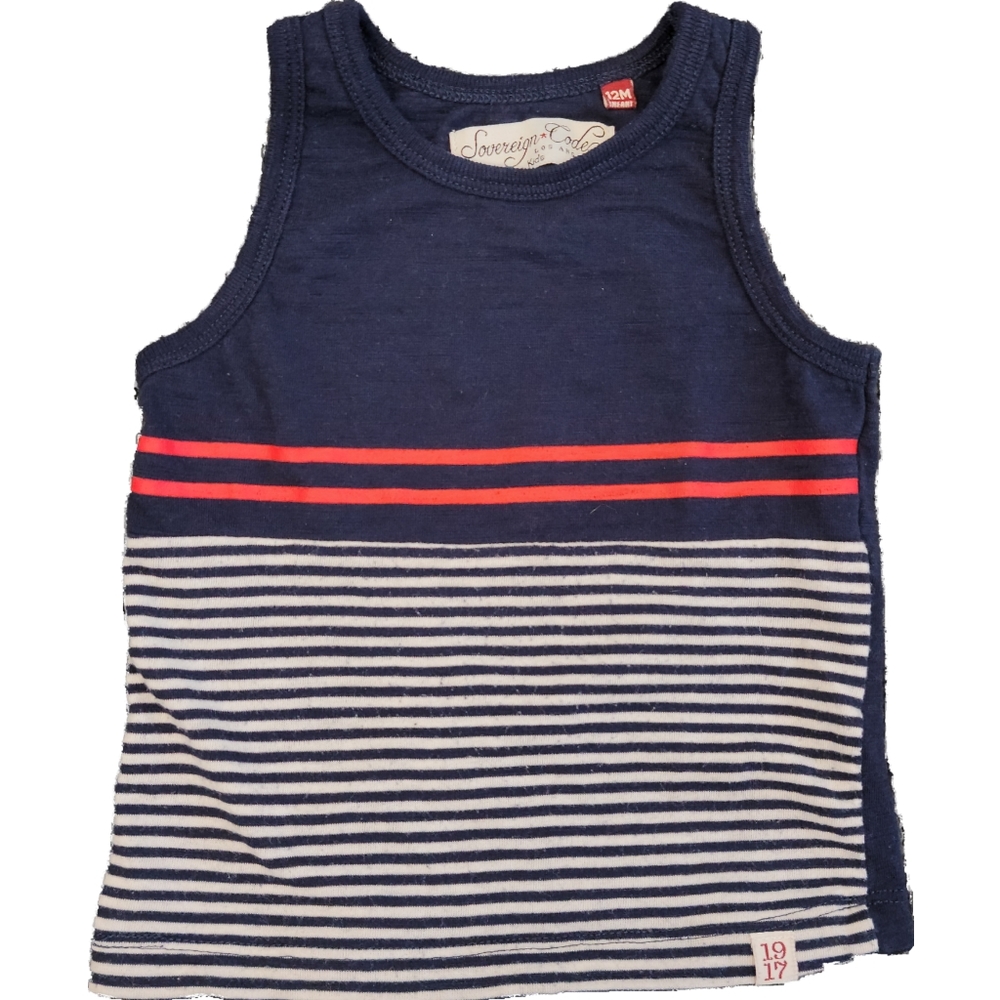 Boys Summer Tank Top 12 Months by Sovereign Code | 3/$15